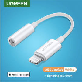 iPhone Lightning Port to 3.5mm Audio Adapter (UGreen-30759) in BD at BDSHOP.COM