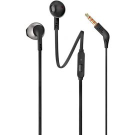JBL TUNE 205 In-Ear Headphone with One-Button Mic Black