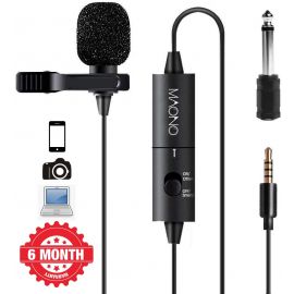 Clip Microphone- Maono AU-100 with Noise Removing Mechanism and 6 Meters Audio Cable for DSLR , Smartphone, PC, Laptop 1007783