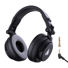 MAONO AU-MH601 Over Ear Stereo Monitor 50MM Drivers Studio Headphones for Music, DJ, Podcast 