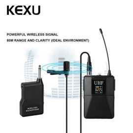KEXU Professional UHF Wireless Microphone 107731