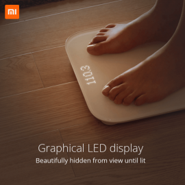 Xiaomi Mi Weight Scale 2 (Bluetooth Connected Smart Weight Scale with LED Display) 107138A