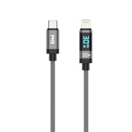MKB CL 300 Braided 30W Type C To Lightning Fast Charging Cable