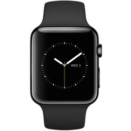 Apple Black Stainless Steel Case Smart Watch (MLC82) 104379