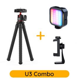 New Video Vlogging U3 Combo Setup (MT11 + Odio MJ88 + Mobile Holder) in BD at BDSHOP.COM