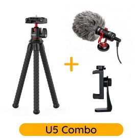 New Video Vlogging U5 Combo Setup (MT11  + MM1 + Mobile Holder) in BD at BDSHOP.COM