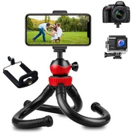Octopus Tripod with Ball Head and Mobile holder- Best for Smartphone, DSLR  Vlogging & Table Stand