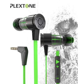 Plextone G25 Gaming Earphone – Green Color