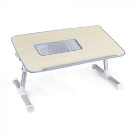 Premium Quality Adjustable Laptop Stand Desk Table with Foldable Legs and Cooling Fan 107065
