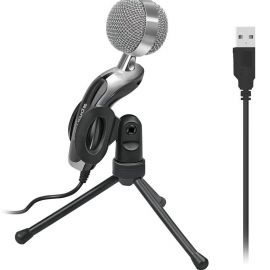 Promate USB Desktop Professional Condenser Sound Podcast Studio Microphone 107407