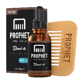 Prophet and Tools Beard Oil and Beard Comb Kit (30ML) 107305