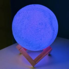 Rechargeable 3D Moon Lamp With Remote In BDSHOP
