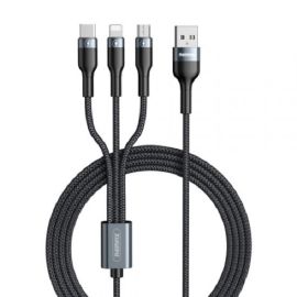 REMAX RC-070TH 2A 1.2M 3 in 1Fast Charging Braided Cable