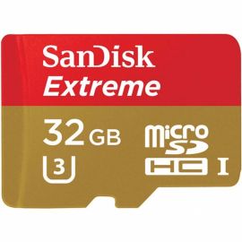 Sandisk 32GB Extreme MicroSDHC 4K UHD Memory Card  106976