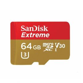 SanDisk 64GB Extreme 4K UHD Supported microSDHC Card 106975