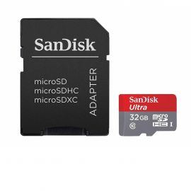 SanDisk Ultra 32GB microSDHC UHS-I Card with Adapter 100327