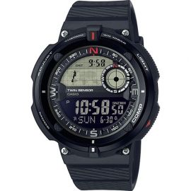 Casio Men's 'Twin Sensor' Quartz Resin Watch-SGW-600H-1BER 107613