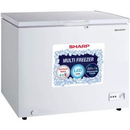 Sharp 250 Liters Large Free Standing Chest Freezer White (SCF-K250X-WH3)