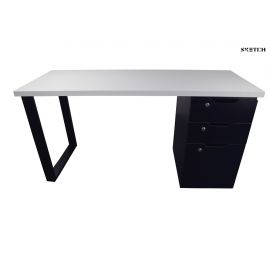 Sketch Steel Series Table With Alex Drawer (RS-D-WB)