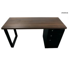 Sketch Steel Series Table With Alex Drawer (RS-D-WNB)
