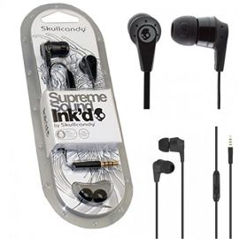 Skullcandy Ink'd 2.0 Mic'd Ear Bud Headphone (Black)