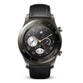Huawei Watch 2 Classic Smart Watch - WiFi, Titanium Grey 107429