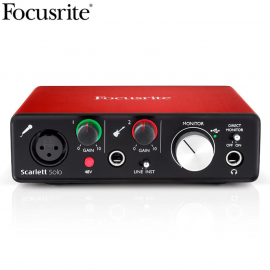 Focusrite Scarlett Solo (2nd gen) USB audio interface sound card 106805A