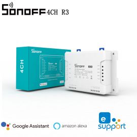 Sonoff 4 Channel R3 (Rev 3) Wireless WiFi Smart Switch (10A, 2200 W) 107586