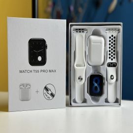T55 Pro Max Smart Watch with Airpods In Bdshop