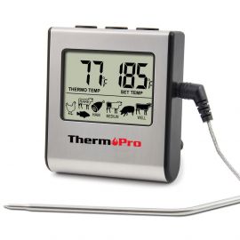 Digital Food Thermometer Thermo Pro (TP16) - Digital LCD Display Probe Food Thermometer Timer Cooking Kitchen Bbq Meat 1007532