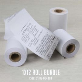 Thermal Paper For POS Printer (58mm, 1x12 Roll) 106809A