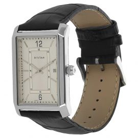 Titan Original Leather Strap Watch- 1697SL01 107262