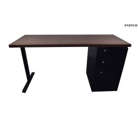 Sketch Steel Series Table With Alex Drawer (TS-D-WNB)