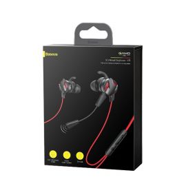 Baseus GAMO NGH15-91 In-ear Wired Red-Black Earphone in BD at BDSHOP.COM