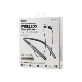 Remax RB-S16 Bluetooth Wireless Neckband Sports Earphone in BD at BDSHOP.COM