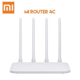 Original Xiaomi Mi Router 4C Wireless Router (Global Version) 300Mbps 4 Antennas 2.4GHz support WPA, WPA2 106991