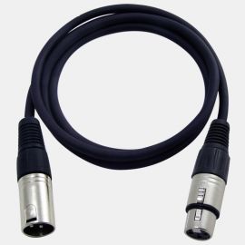 XLR Male to Female Cable for Condenser Microphone (ODIO, XLR5) 106912