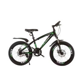XSD 20" Inch 03 Knives Bicycle - Black & Green Color (Front Suspension, Double disc & Hydraulic Brake)