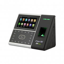 ZKTeco uFace302 Multi-Biometric Time Attendance and Access Control Terminal with Adapter 1007613